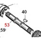 Arbre central traversant 130SP ORIGINAL GIANNI FERRARI 01.40.00.3090