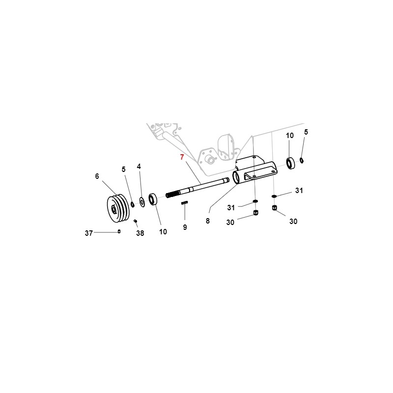 PTO shaft TURBOZ ORIGINAL GIANNI FERRARI 01.40.0008