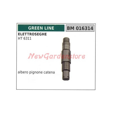 Albero pignone catena GREEN LINE per elettrosega HT 6311 016314 | NewgardenParts.com