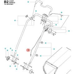 KABEL 597688701 ORIGINAL HUSQVARNA | NewgardenParts.com