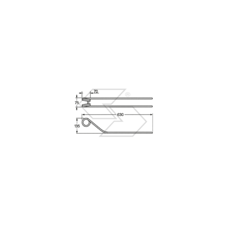 Muelles para rastrillos KRONE A14240 | NewgardenParts.com
