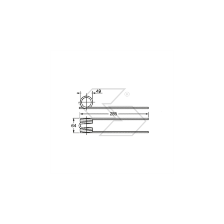 Resorte para rastrillos MOLON SPEEDY A14133 | NewgardenParts.com