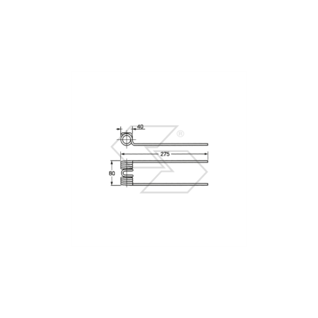 Muelles para rastrillos REPOSSI A14121 | NewgardenParts.com