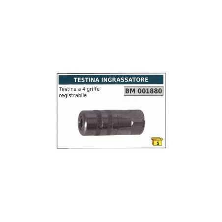 Cabezal engrasador con 4 garras regulables código 001880 | NewgardenParts.com