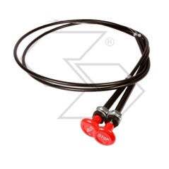 Tirante stop motore con filo armonico Ø filo 1 mm lunghezza 1200 mm Ø guaina 6mm | NewgardenParts.com