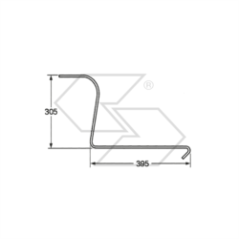 Spring for LELY VICON star rakes, short type A14311 | NewgardenParts.com