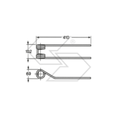 Molla per girello I.M.A. LA ROCCA A14614 | NewgardenParts.com