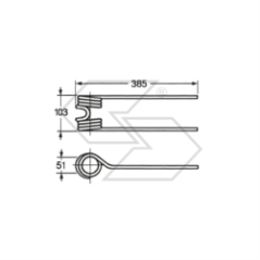 Ressort pour pivot POTTINGER A14618 | NewgardenParts.com