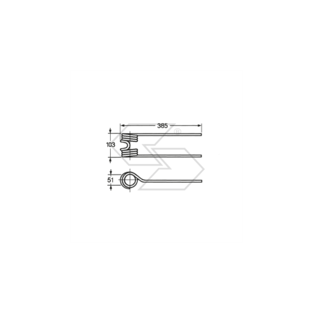 Muelle para pivote POTTINGER A14618 | NewgardenParts.com