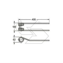 Printemps pour déambulateur FONTANESI A14161 | NewgardenParts.com