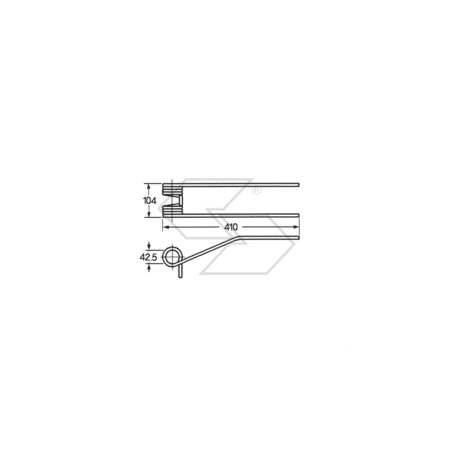 Muelle para andador GALFRÈ Mod. GTS A14620 | NewgardenParts.com