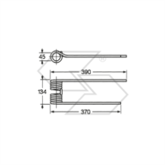 Molla per girello KRONE DX A14609 | NewgardenParts.com