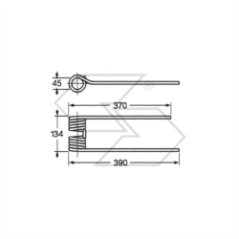 Molla per girello KRONE SX A14610 | NewgardenParts.com