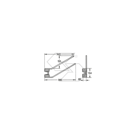 Muelle para pivote LINCE SX, modelo antiguo A14167 | NewgardenParts.com