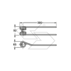 MOLON OLIVI A14175 Gehhilfefeder | NewgardenParts.com