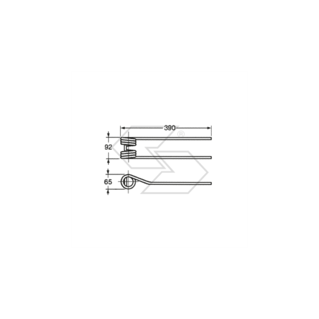 Muelle andador MOLON OLIVI A14175 | NewgardenParts.com