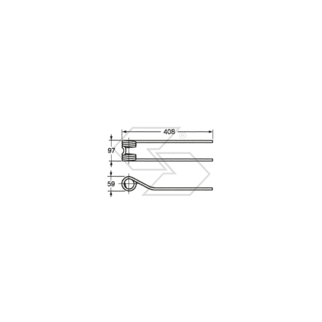 Muelle giratorio SLAM, tipo estrecho A14163 | NewgardenParts.com