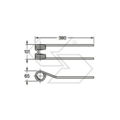 Spring for SLAM wide type swivel A14164 | NewgardenParts.com