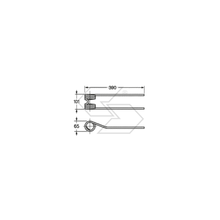 Muelle para pivote tipo ancho SLAM A14164 | NewgardenParts.com