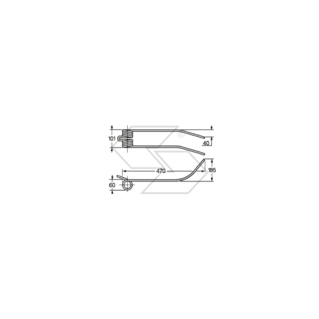 Muelles para rastrillos SAMA Standard FAIMA A14199 | NewgardenParts.com