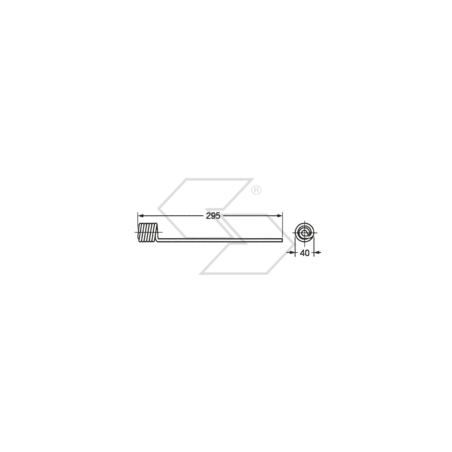 Muelle para rastrillos OLIVI NIBBIO A14108 | NewgardenParts.com