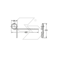 BIANCHI A14506 weeder seeder spring | NewgardenParts.com
