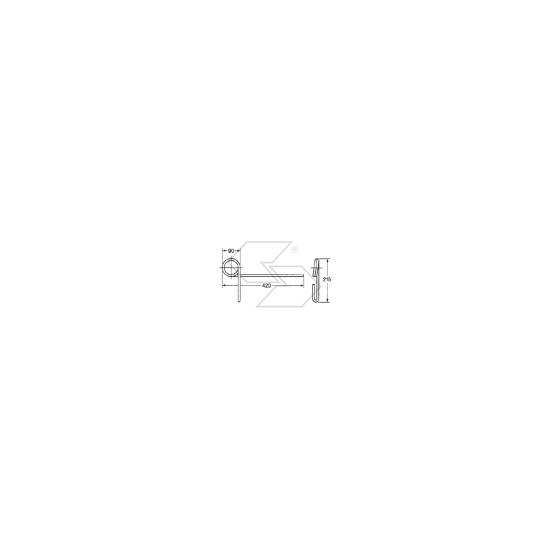 BIANCHI A14506 weeder seeder spring