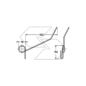 Gaspardo rear long harrow seeder spring A14508 Gaspardo rear long harrow seeder spring A14508