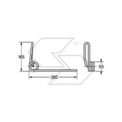MARZIA A14509 front seeder spring | NewgardenParts.com