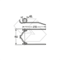 Spring for LAVERDA combine harvesters plus bend A14416