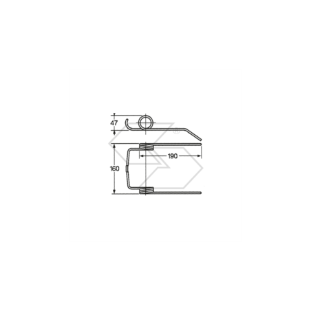 Primavera para cosechadoras NEW HOLLAND CLAYSON 435.428 A14417 | NewgardenParts.com