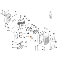 Cavo acceleratore atomizzatore modelli AM162 ORIGINALE EMAK 56520067AR | NewgardenParts.com