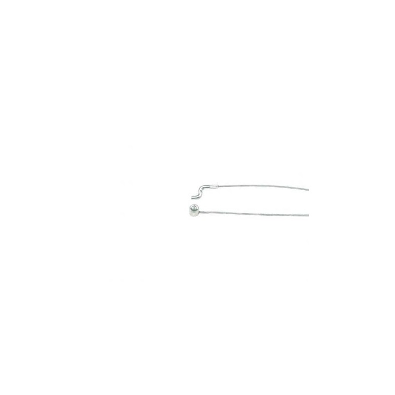Bowden accelerator cable for lawn mowers length 2000 mm
