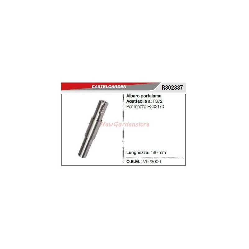 Blade holder shaft CASTELGARDEN lawnmower mower FS72 R302837