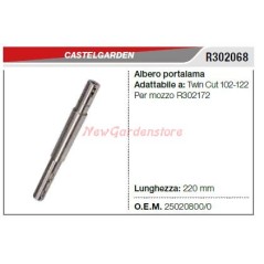 Messerwelle CASTELGARDEN Rasentraktor mähwerk TWIN CUT R302068