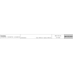 MTD cable del acelerador del cortacésped con muelle 12AS569T401 cable 1560mm vaina 1350mm