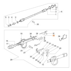 Cavo acceleratore decespugliatore modelli 446BPERGO ORIGINALE EMAK 62030109R | NewgardenParts.com