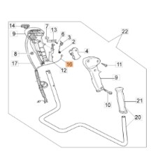 Cavo acceleratore decespugliatore modelli BC250T ORIGINALE EMAK 61170098 | NewgardenParts.com