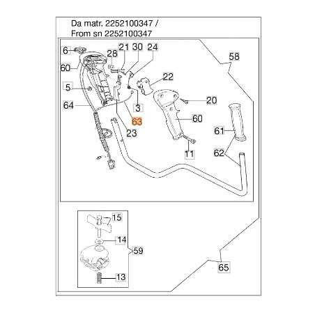 ORIGINAL EMAK 61250306R BC380T Modelle Freischneider Gaszug | NewgardenParts.com