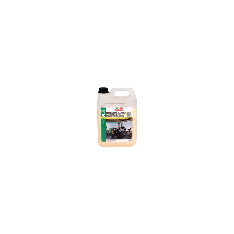 Plastic cleaner for tractors or work machines A01784