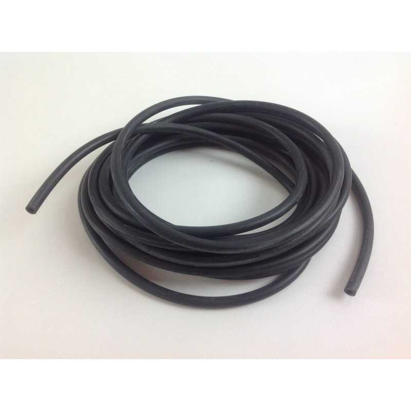Manguera de combustible de goma 3,2 mm x 5,0 m para desbrozadoras de motosierra Manguera de combustible de goma 3,2 mm x 5,0 m para desbrozadoras de motosierra