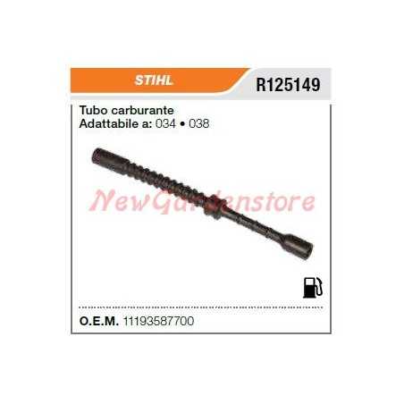 STIHL tronçonneuse tuyau de carburant 034 038 R125149 | NewgardenParts.com