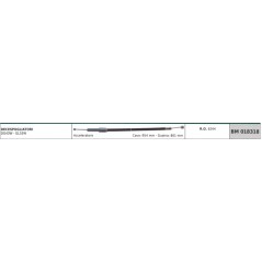 GREEN LINE DG43W brushcutter accelerator cable 954 mm cable sheath 861 mm | NewgardenParts.com