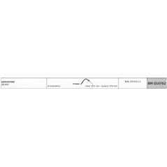 GREEN LINE blower accelerator cable GB 650 cable 615 mm sheath 570 mm | NewgardenParts.com