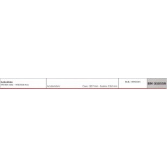 Cavo acceleratore HARRY rasaerba HR5600SBQ-HR530SBALU cavo 1257mm guaina 1163mm | NewgardenParts.com