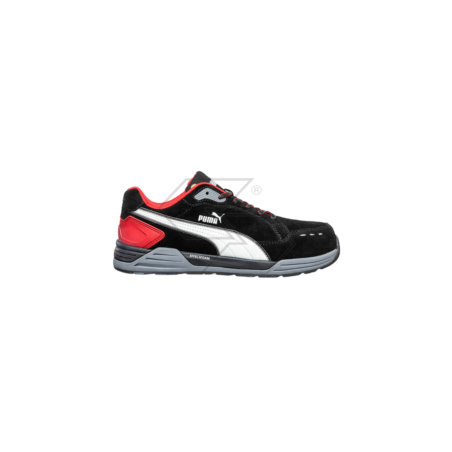 Puma Safety S3 ESD Airtwist schwarz-roter Sicherheitsschuh (niedrige Sohle) - Größe 42 R342836 | NewgardenParts.com