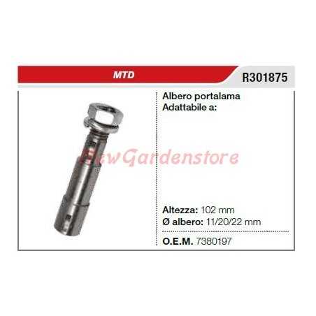MTD lawnmower mower mower R301875 blade holder shaft | NewgardenParts.com