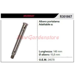 MURRAY lawn tractor lawnmower mower blade shaft R301867