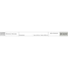 MAORI cable del acelerador del cortacésped MP5516SHQ - MP5014SHQ cable 1215mm vaina 1082mm