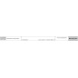 MAORI cable del acelerador del cortacésped MP5516SHQ - MP5014SHQ cable 1215mm vaina 1082mm